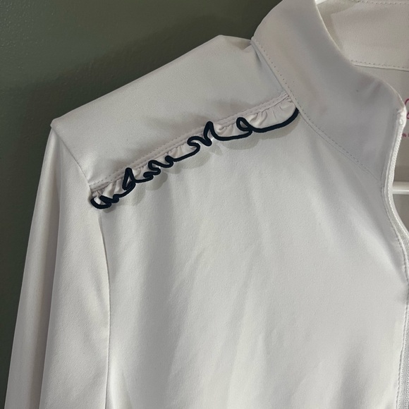 Lillie Green quarter zip pullover medium - Picture 2 of 4